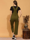 Maternity Dungarees- Forest Green