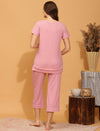Maternity Lounge Sleep Set- Pink