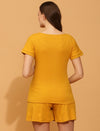 Maternity Shorts with T-shirt Set- Casablanca