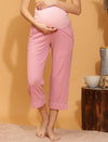 Maternity Lounge Sleep Set- Pink