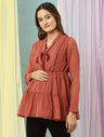 Maternity Knotted Top