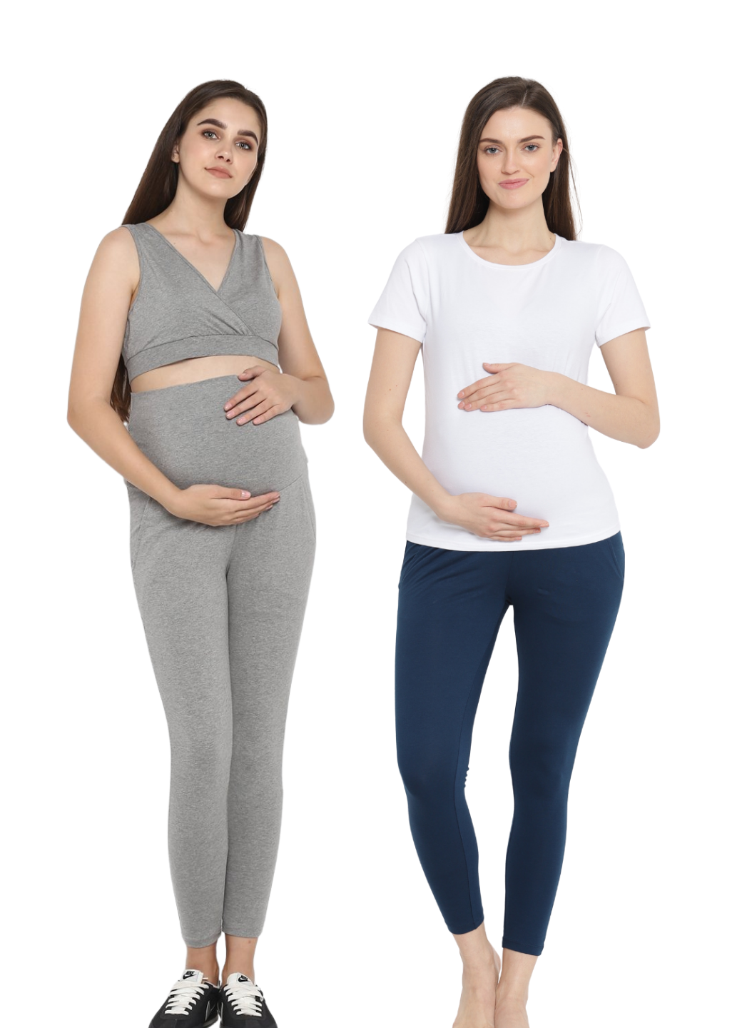 Tejiojio Maternity/Labor/Nursing Clothing Clearance Winter Maternity  Leggings Plush Thickened Underlay Pants Over The Belly High Waist Pregnancy  Pants 
