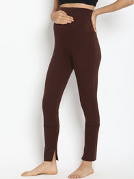 Brown Maternity Leggings