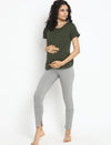 Grey Maternity Leggings