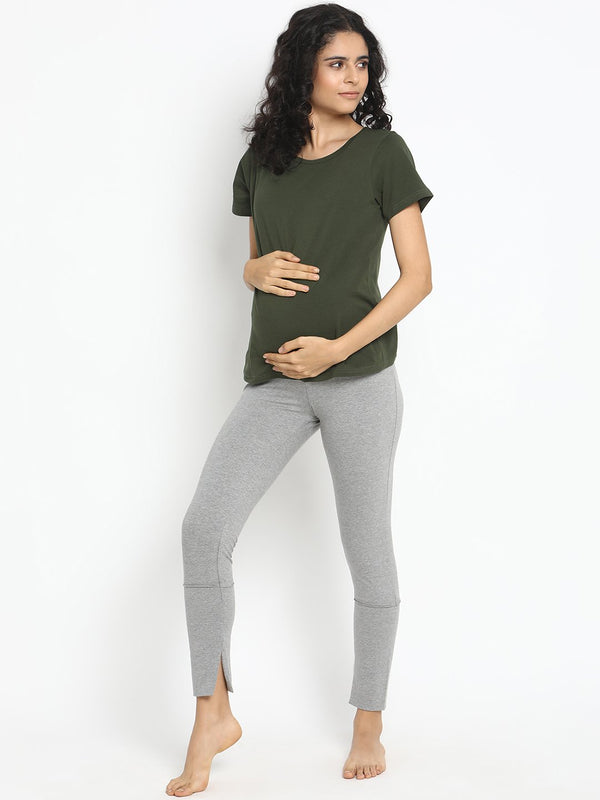 Grey Maternity Leggings