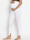 White Maternity Leggings