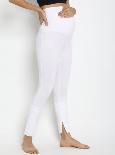 White Mtaernity Leggings