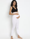 White Maternity Leggings