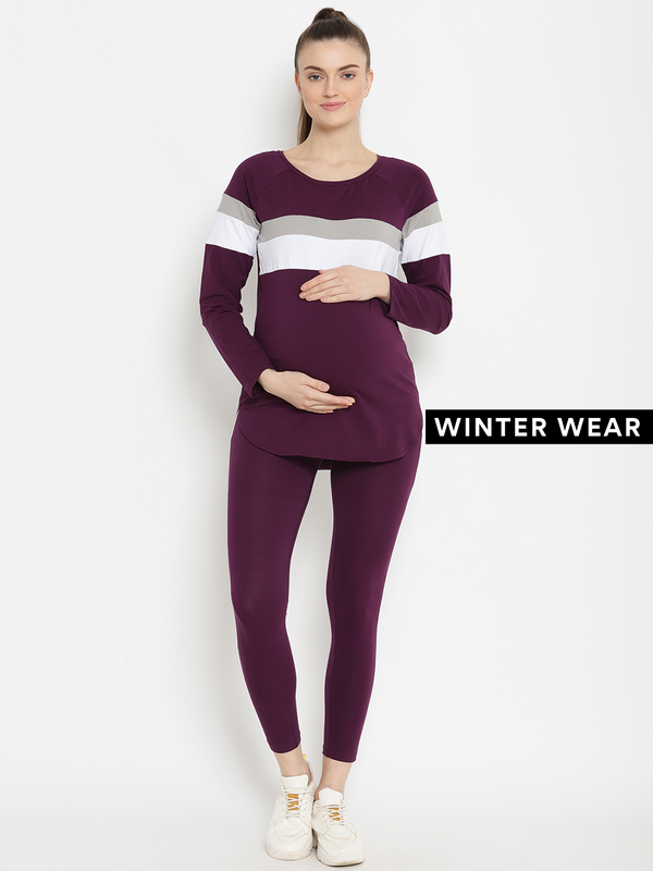 2pc. Maternity Yoga Set (Winter)