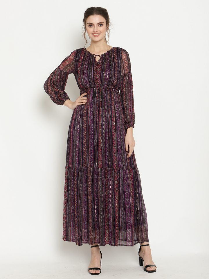 Lurex Nursing Dress
