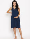 Maternity Nightie with Lace Detail