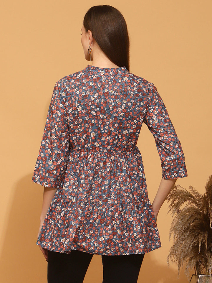 Maternity Ditsy Cotton Top