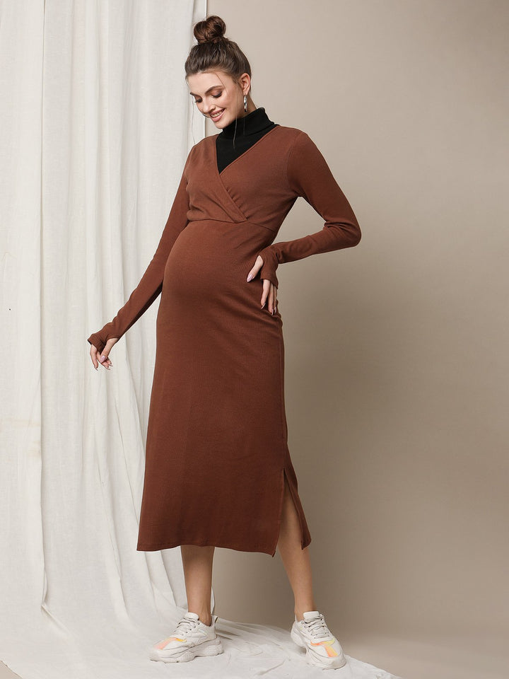Maternity Rib-knit Dress