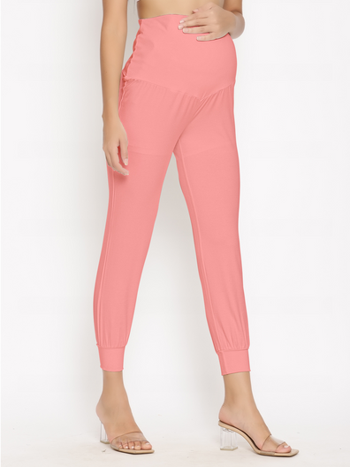 Pink Maternity Joggers
