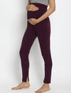 Purple Maternity Leggings