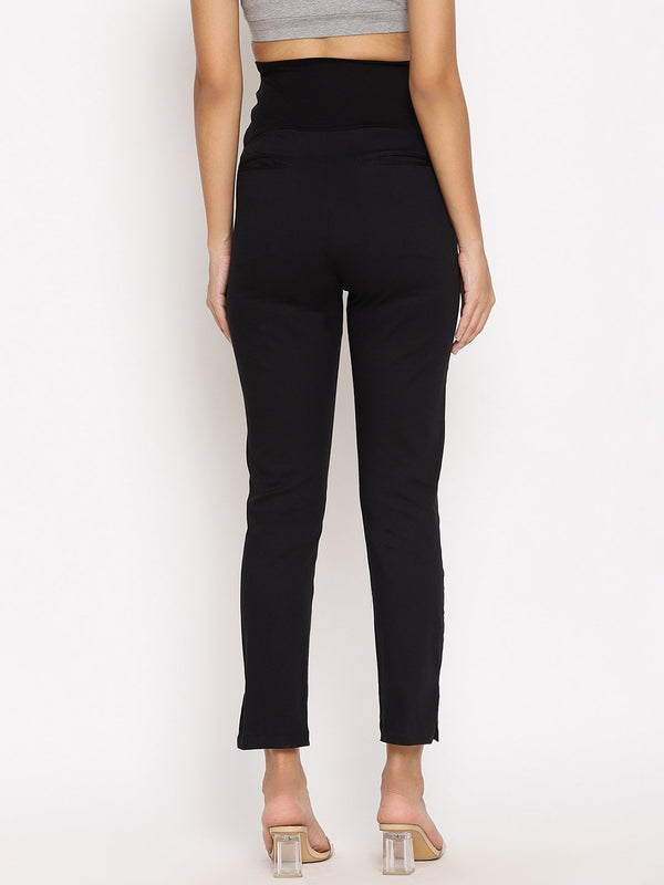 Buy Black Trousers  Pants for Women by WUXI Online  Ajiocom
