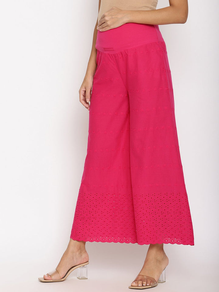 Maternity Cotton Palazzo Pants