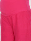 Maternity Cotton Palazzo Pants- Pink