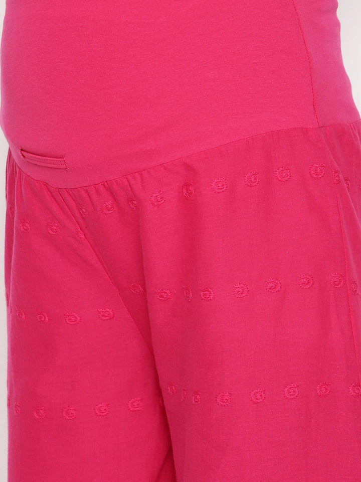 Maternity Cotton Palazzo Pants