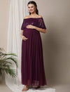Maternity Sequin Dress Gown