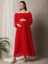 Red Maternity Dress