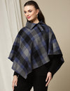 Maternity Woollen Poncho- Plaid