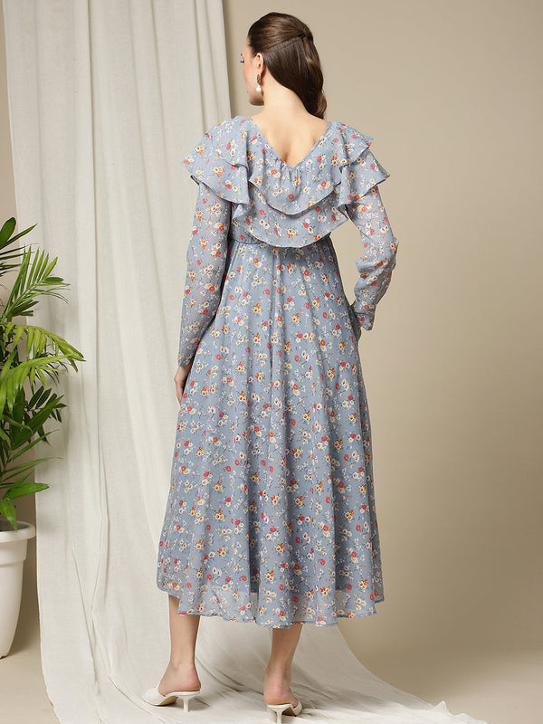Maternity Printed Long Frock