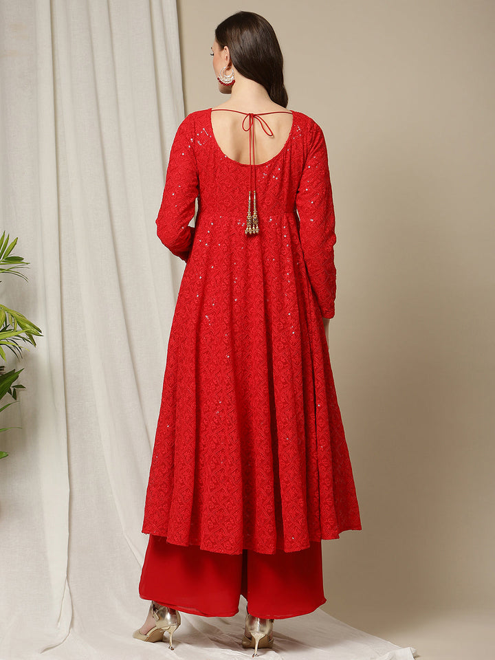 3pc. Maternity Red Suit Set