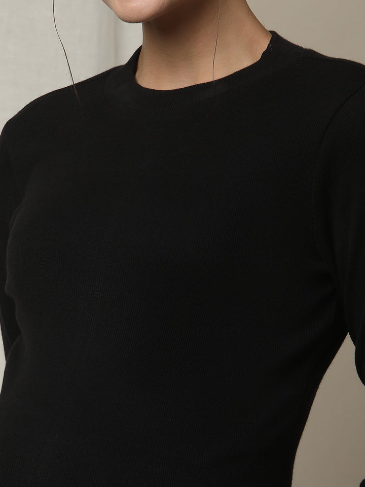 Black Maternity Top