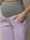 2pc. Maternity Lounge PJ Set- Purple