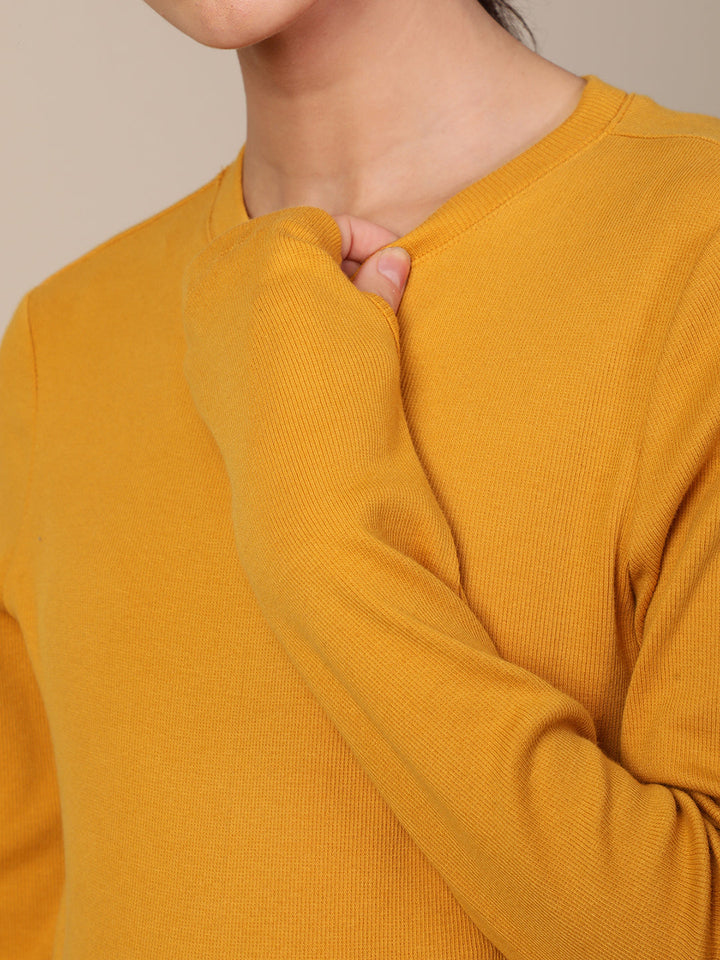 Maternity Rib long Sleeve T-shirt