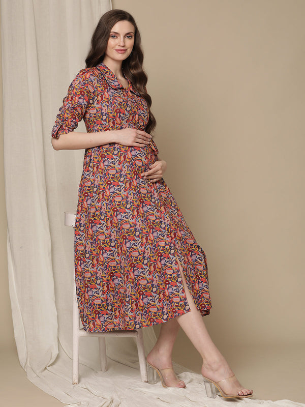 Maternity Shirt Dress