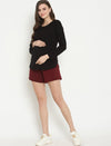 2pc. Maternity Shorts PJ Set