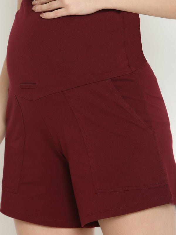 Maternity Cotton Shorts