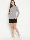 Maternity Cotton Shorts Set