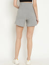 Maternity Cotton Shorts - Gray