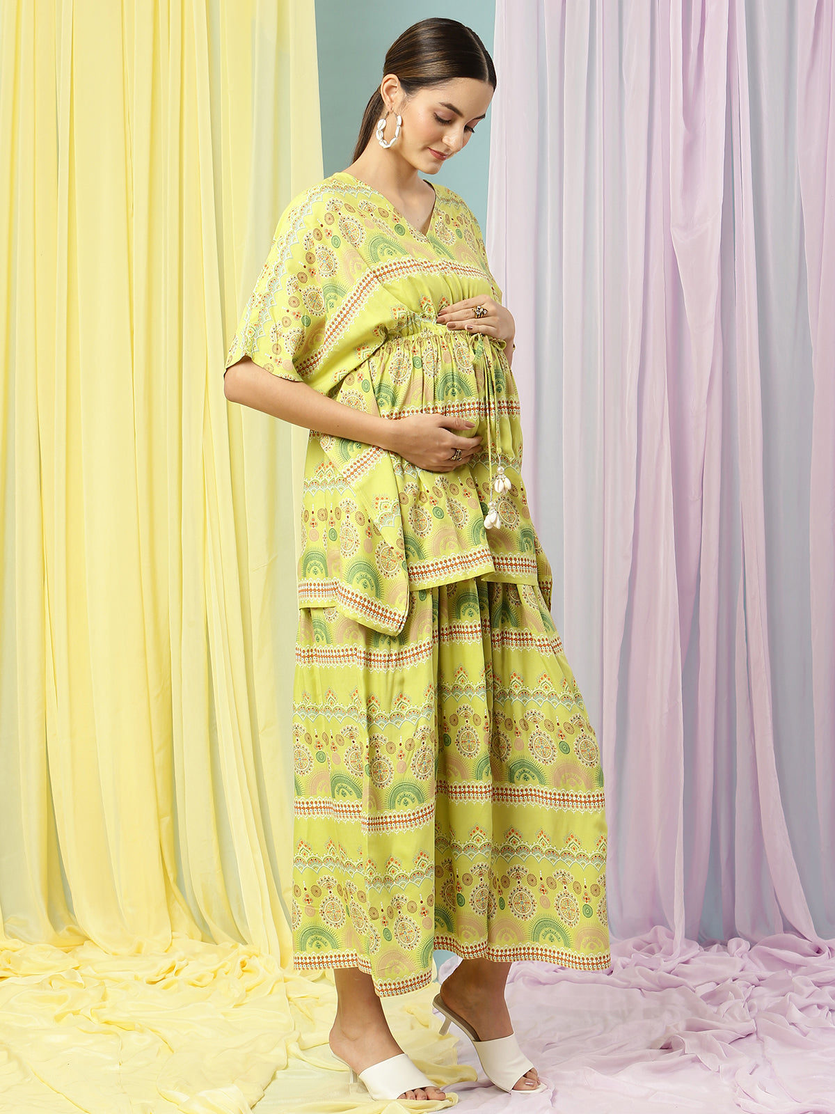 Yellow maternity pencil skirt hotsell