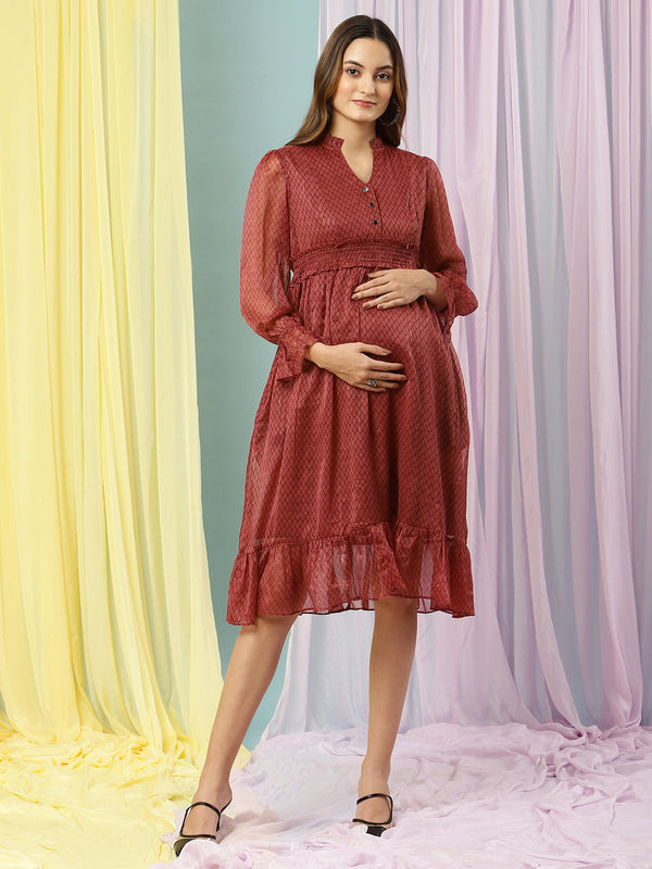 Maternity Smocked Dress