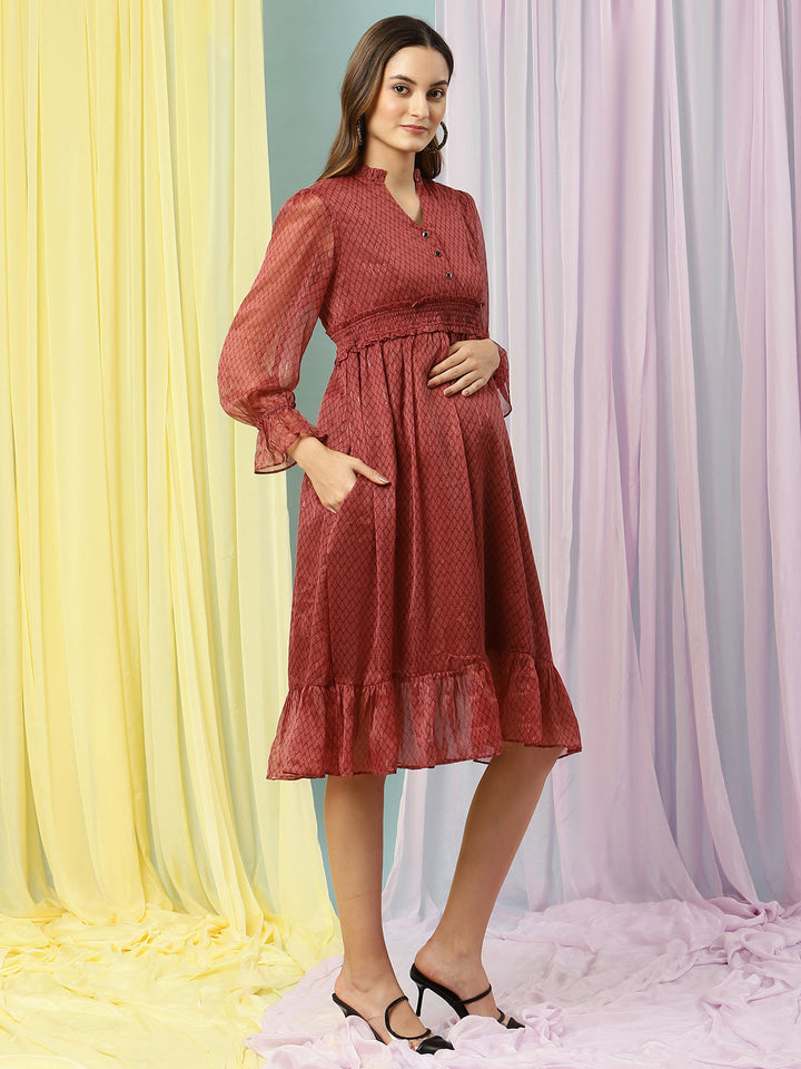 Maternity Smocked Dress
