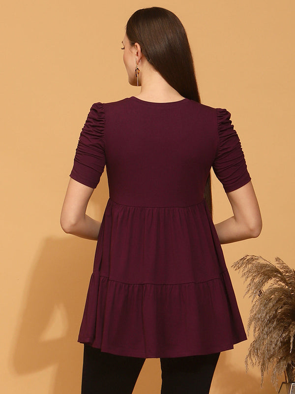 Maternity Stretchy Tee Top