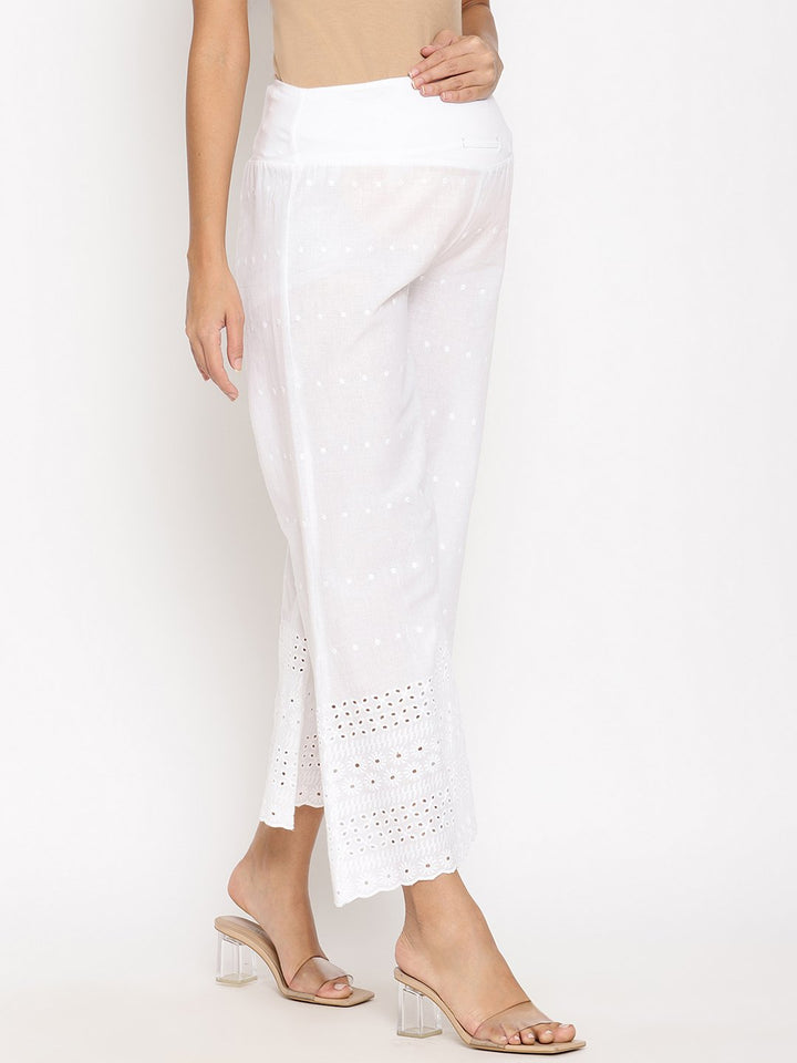 Maternity Cotton High-rise Palazzo Pants