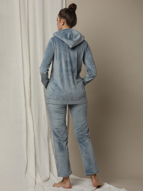 2pc. Maternity Pyjama + Hoodie Set