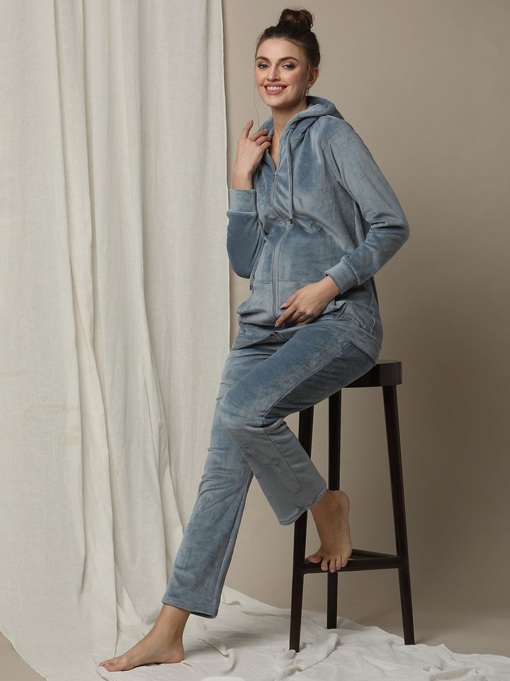 2pc. Maternity Pyjama + Hoodie Set