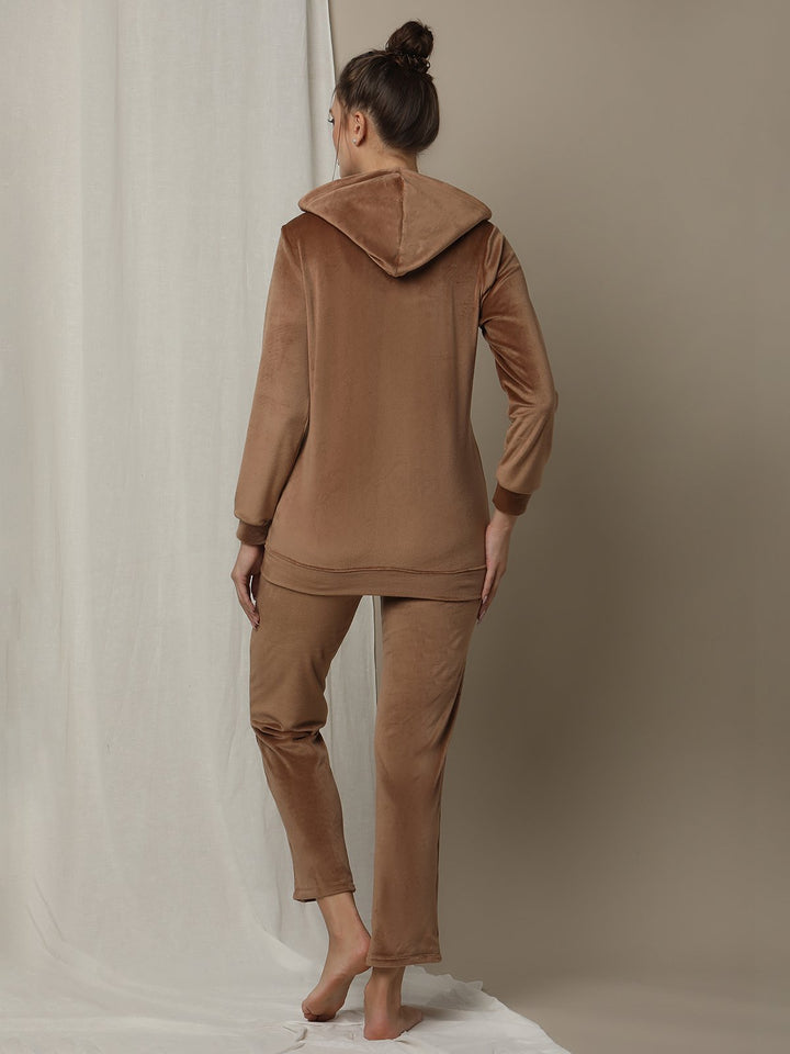 2pc. Maternity Pyjama + Hoodie Set