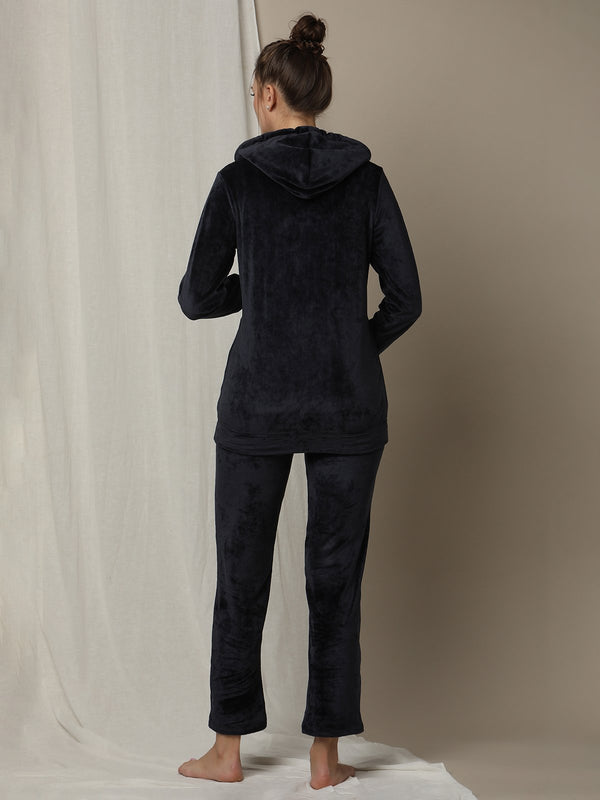 2pc. Maternity Pyjama + Hoodie Set