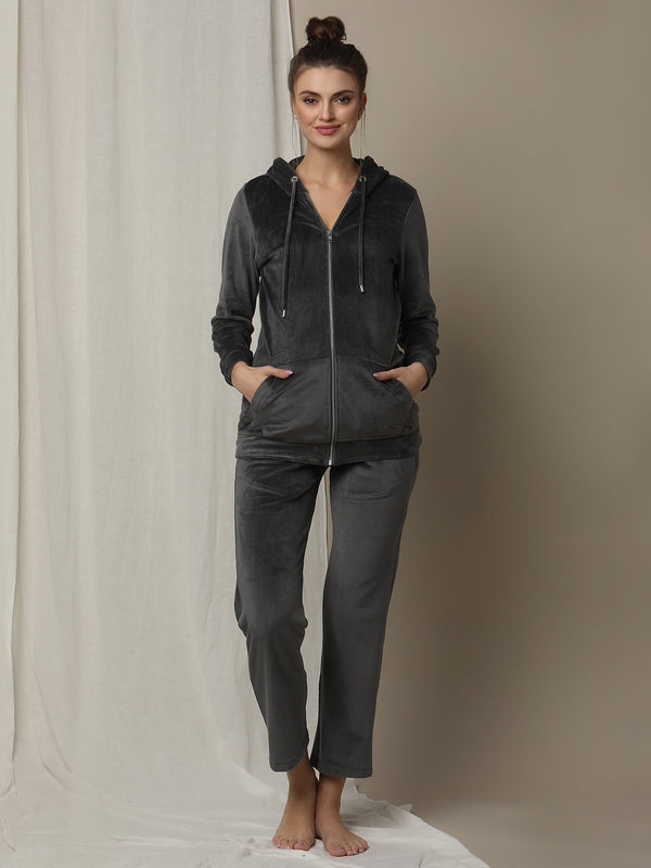 2pc. Maternity Pyjama + Hoodie Set