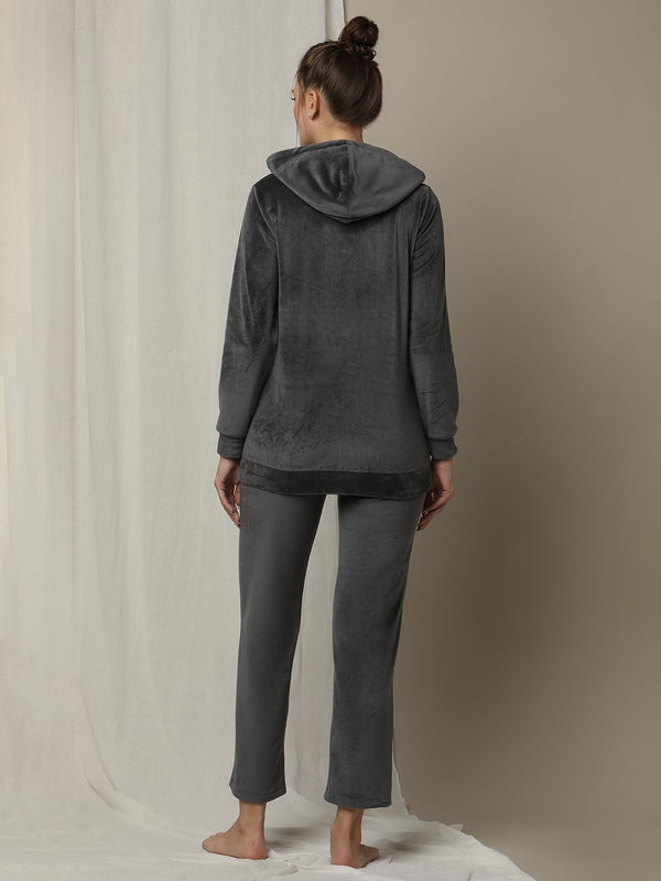 2pc. Maternity Pyjama + Hoodie Set