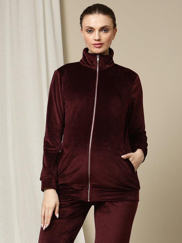Maternity Winter Jacket - Velvet