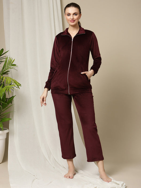 Maternity Winter Jacket - Velvet