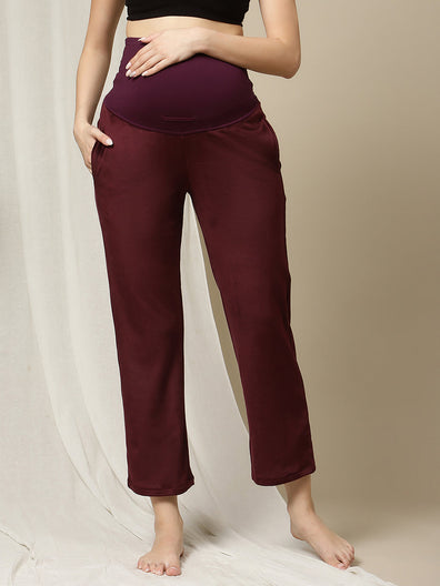 Flywake Plus Size Winter Pants for Maternity Women Winter